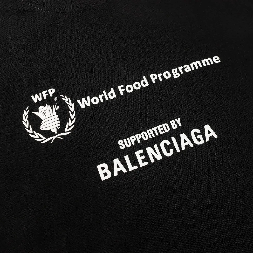 #「 Quality」 《BALENCIAGA 》24SS Classic T Quality - 2 - os 220 -26 280g - 300g 1×1 - Quality ：Black White